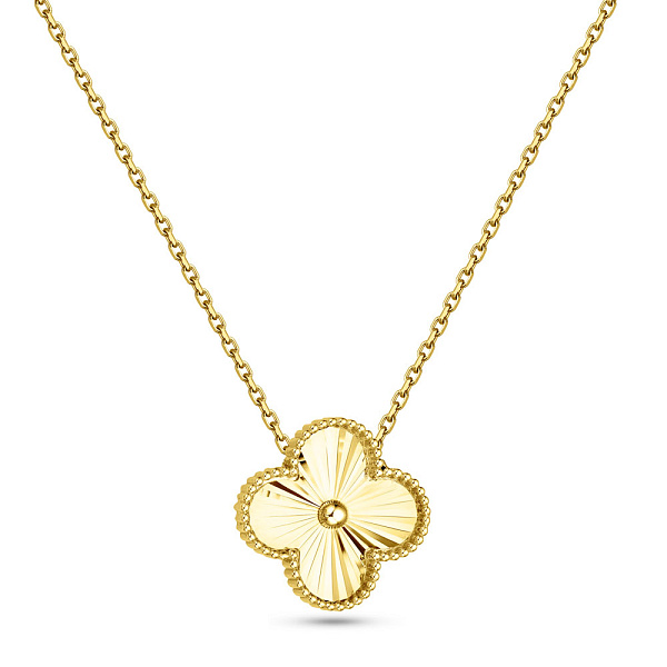 Золотое колье Клевер (арт. 352330/15жа) – изображение 1