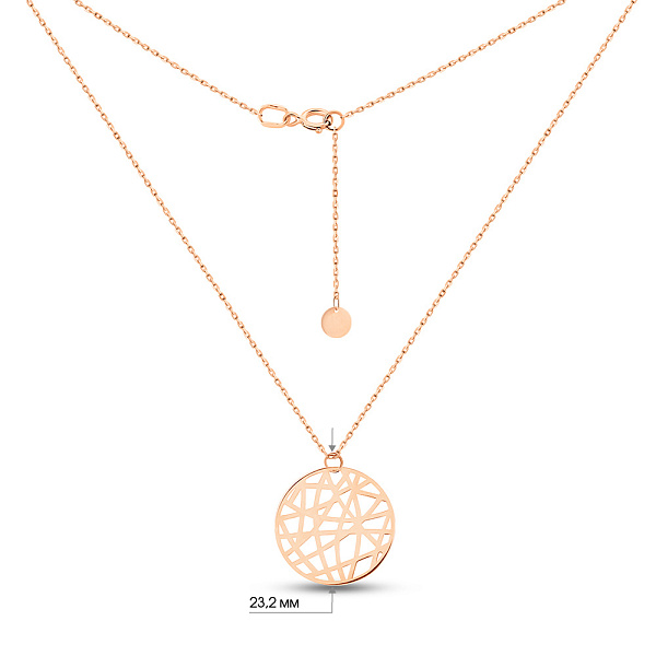 Колье из красного золота (арт. 360156) – изображение 8