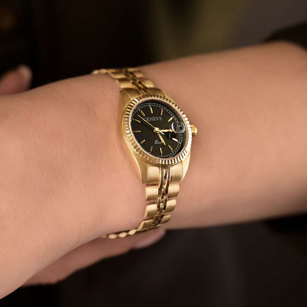 Кварцевые часы из желтого золота (арт. 260205ж) – изображение 4