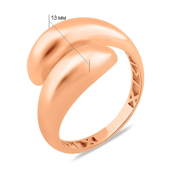 Кольцо из красного золота (арт. 156626) – изображение 4