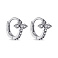 Серебряные серьги с фианитами (арт. 7502/9595/10) – изображение 1