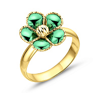 Кольцо Francelli Цветок из желтого золота (арт. 155719жз)