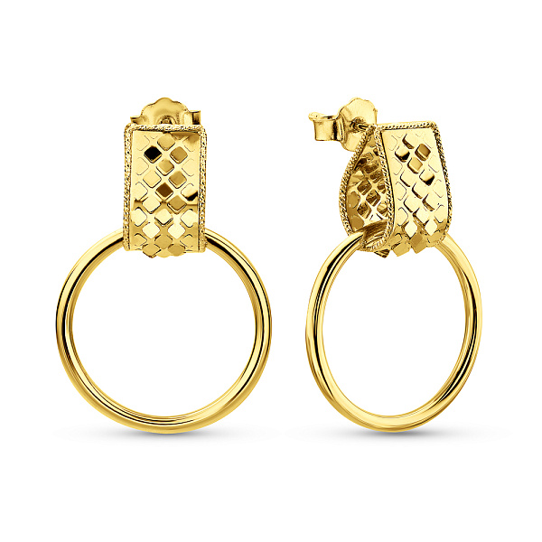 Золотые серьги Francelli (арт. 1091682ж) – изображение 1