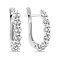 Серьги из белого золота с бриллиантами (арт. 2192052202) – изображение 1