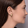 Серьги из желтого золота без камней (арт. 111458жм) – изображение 3