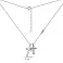 Серебряное колье Крестики с фианитами (арт. 7507/2136) – изображение 3