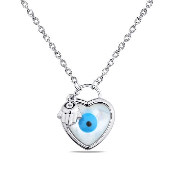 Серебряное колье "Оберег" (арт. 7507/1577п) – изображение 1