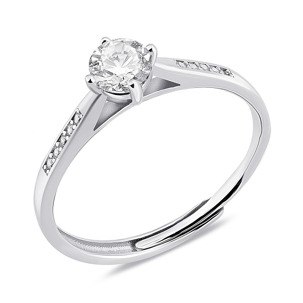 Серебряное кольцо с фианитамы (арт. 7501/8063) – изображение 1