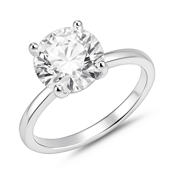 Серебряное кольцо с фианитом (арт. 7501/8832) – изображение 1
