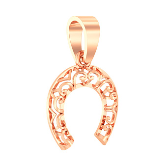 Золотая подвеска «Подкова» (арт. 440367)