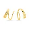 Серьги из желтого золота (арт. 109150ж) – изображение 1