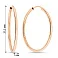 Серьги-кольца из красного золота  (арт. 121900/35) – изображение 2