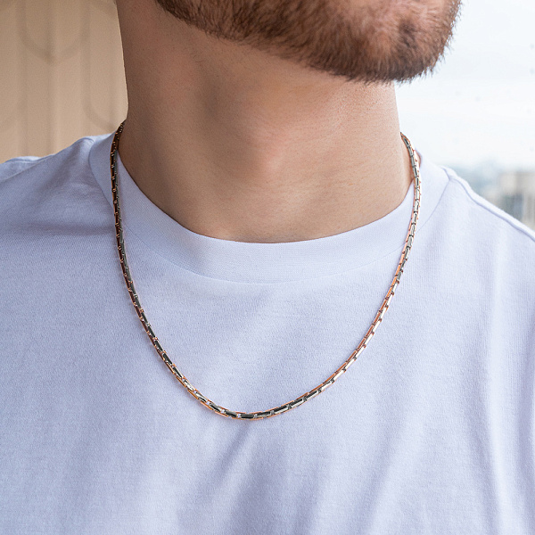 Золотая цепочка плетения Фантазийное (арт. цр400304Д) – изображение 2