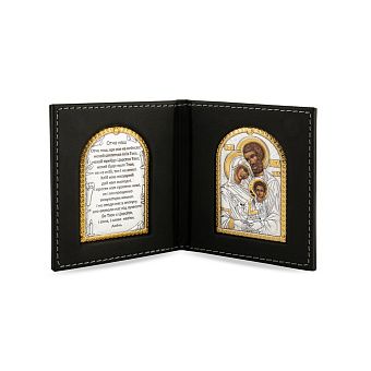 Фото Икона Святое Семейство (80х85 мм) (арт. K/005G/UA)