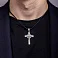 Срібний хрестик без каменів (арт. 7204/164пю) – зображення 2