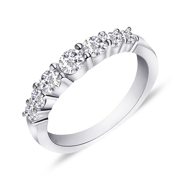 Серебряное кольцо с фианитами (арт. 7501/4563) – изображение 1