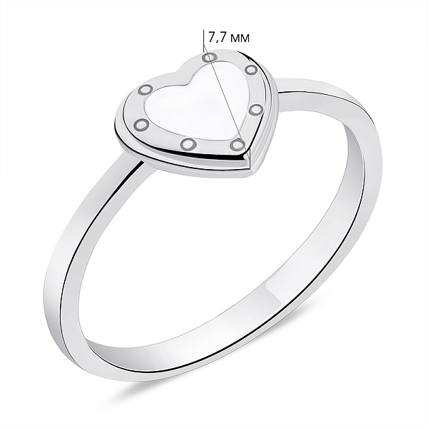 Серебряное кольцо с эмалью (арт. 7501/5710еб) – изображение 2