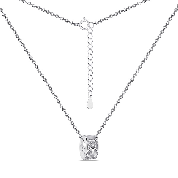 Серебряное колье с фианитами (арт. 7507/1875) – изображение 2