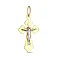 Хрестик з розп'яттям з жовтого золота (арт. 514200ж) – зображення 1