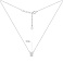 Серебряное колье с подвеской с фианитами (арт. 7507/2508/6) – изображение 3