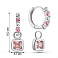 Серьги из серебра с фианитами (арт. 7502/2186038цр) – изображение 3