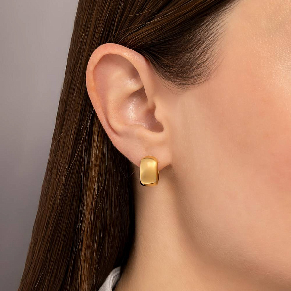 Сережки Francelli из желтого золота (арт. 108018/15ж) – изображение 3