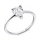 Серебряное кольцо с фианитом (арт. 7501/6486) – изображение 1