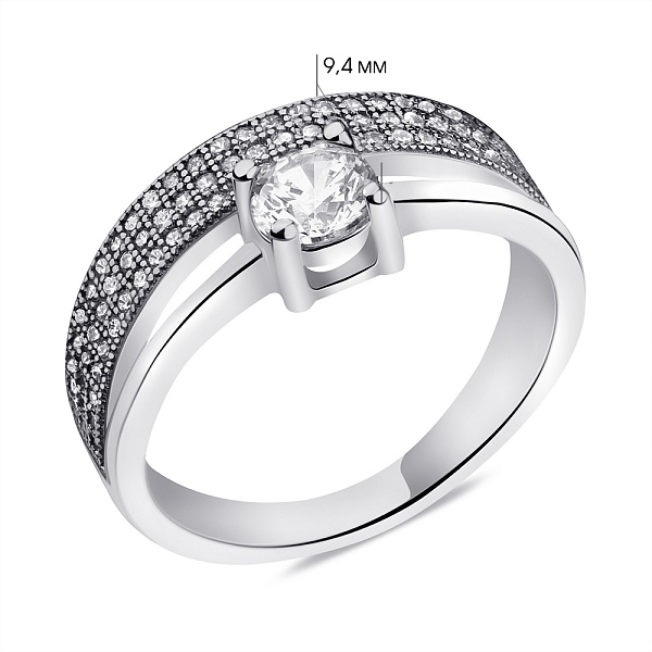 Серебряное кольцо (арт. 7501/К2Ф/225-17,5) – изображение 2