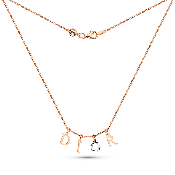 Золоте кольє з підвісками (арт. 352893кб) – зображення 2