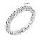 Серебряное кольцо с дорожкой из фианитов (арт. 7501/8001) – изображение 2