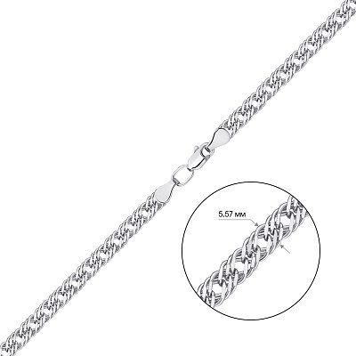Цепочка из серебра плетения Ромб тройной (арт. 7508/3-0316.80.2)