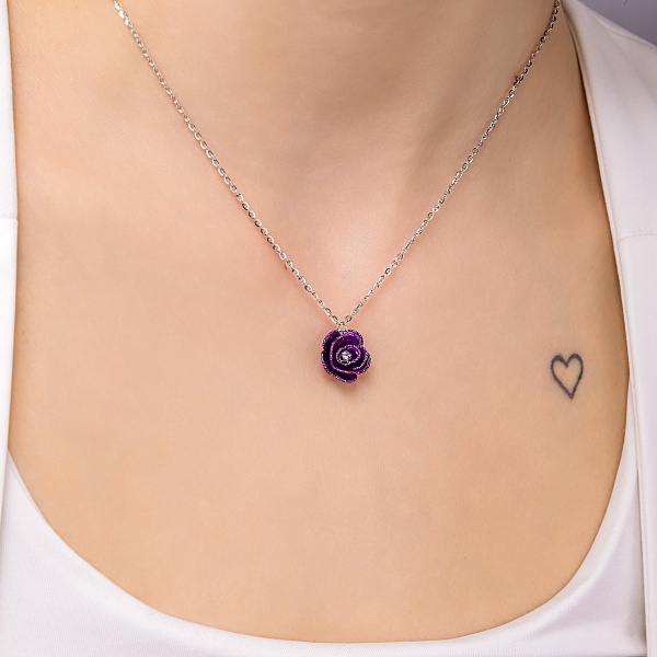 Золоте кольє Francelli (арт. 352695бф) – зображення 3