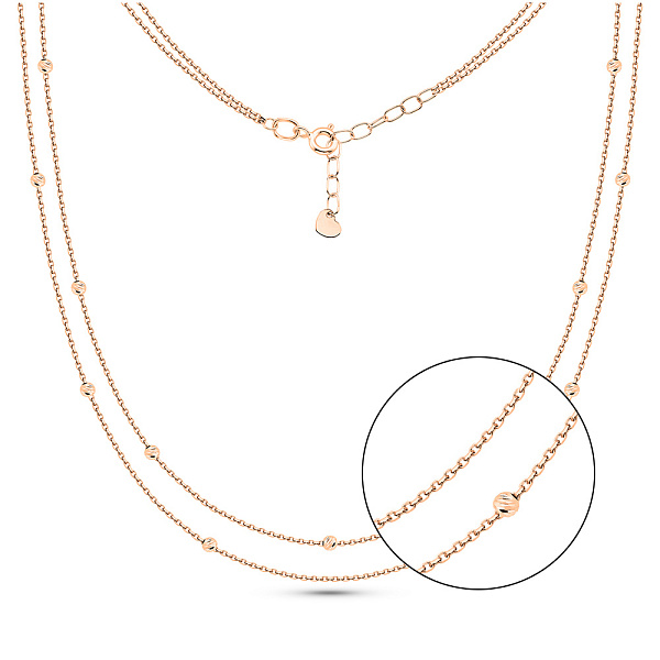 Кольє з червоного золота (арт. 360179) – зображення 1