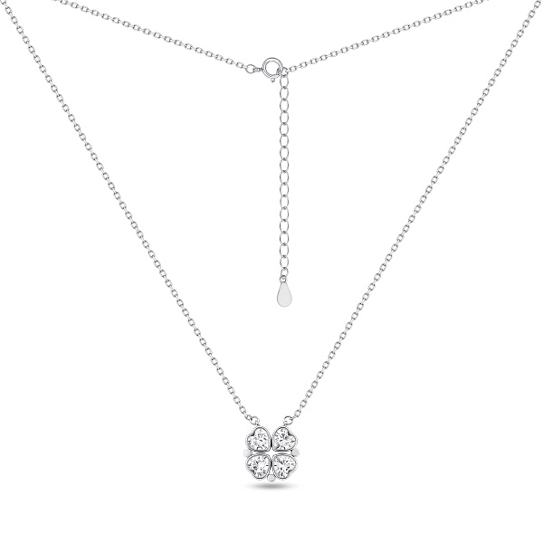Серебряное колье-трансформер с фианитами (арт. 7507/2481) – изображение 2