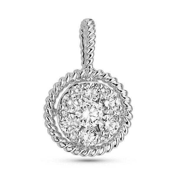 Золотой кулон с бриллиантами (арт. П341679020б) – изображение 1