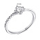 Серебряное кольцо с фианитами (арт. 7501/6408) – изображение 2