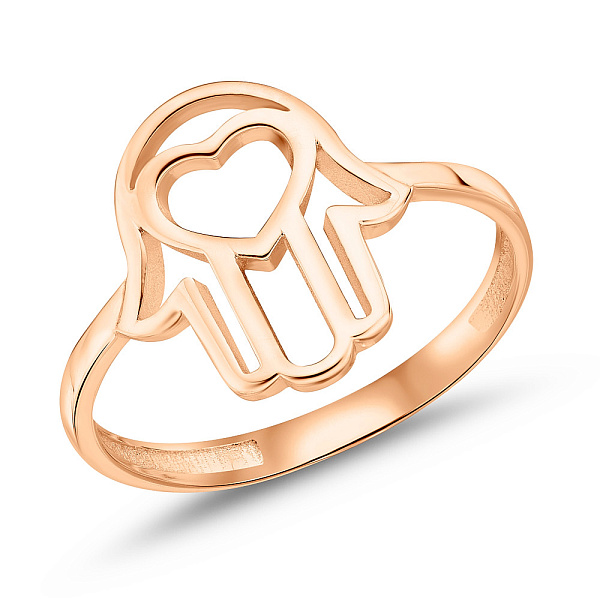 Золотое кольцо Хамса (арт. 156135) – изображение 1