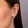 Сережки из красного золота с бриллиантами (арт. 2191427201) – изображение 2