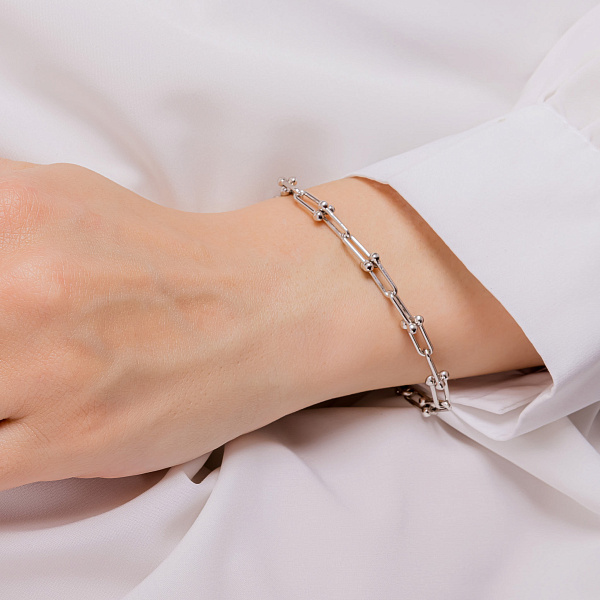 Браслет з білого золота (арт. 325778б) – зображення 3