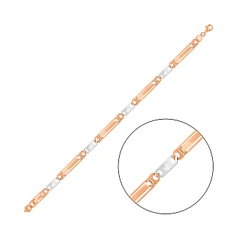 Золотий браслет без каменів (арт. 325586кбм)