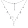 Серебряное колье с фианитами (арт. 7507/1394) – изображение 3