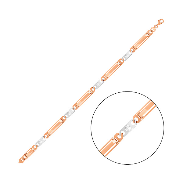 Золотий браслет без каменів (арт. 325586кбм) – зображення 1