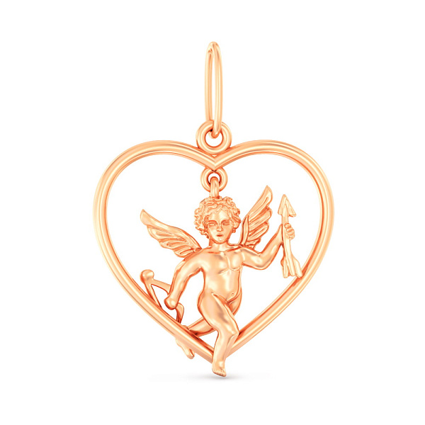 Золота підвіска Купідон (арт. 440968) – зображення 1