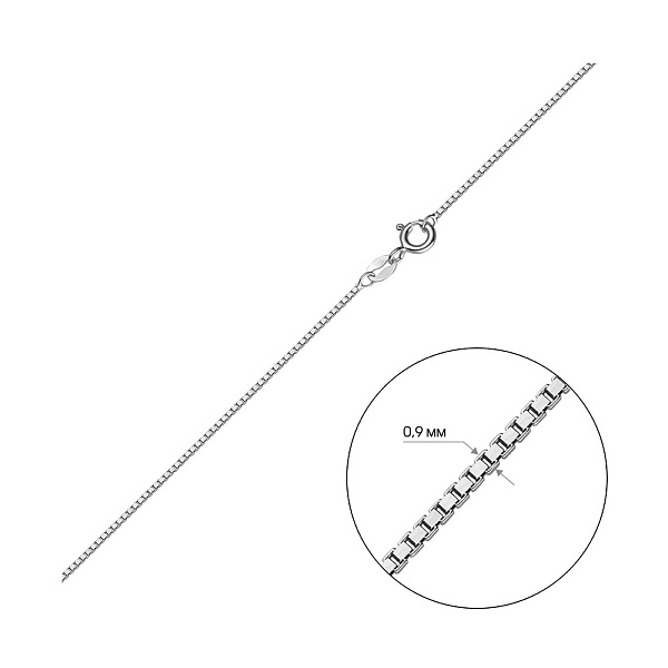 Цепочка из белого золота плетения Венецианское (арт. ц304603б) – изображение 2