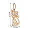 Золотая подвеска Котик с фианитами (арт. 423092) – изображение 2