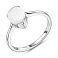 Серебряное кольцо с одним опалом (арт. 7501/8518Поб) – изображение 1