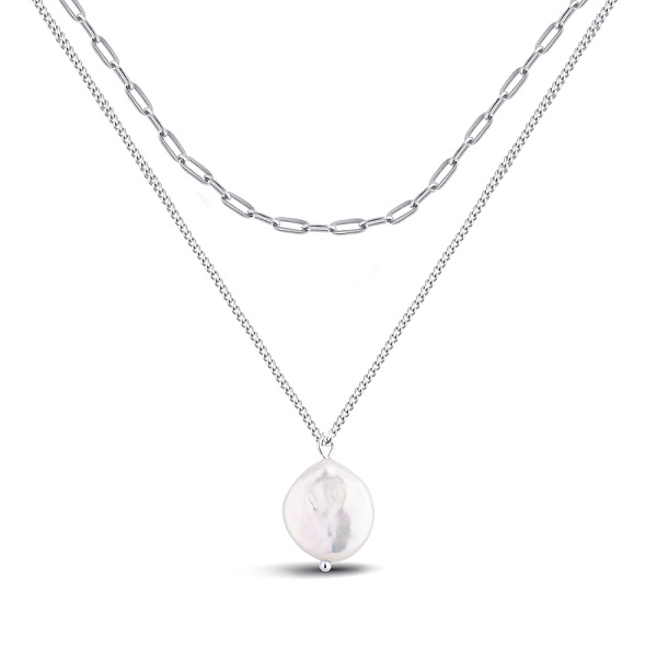 Кольє зі срібла з перлиною (арт. 7507/2187134жб) – зображення 1