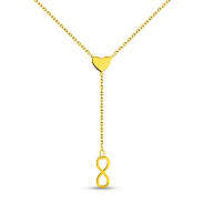 Кольє-краватка з жовтого золота (арт. 352487ж)