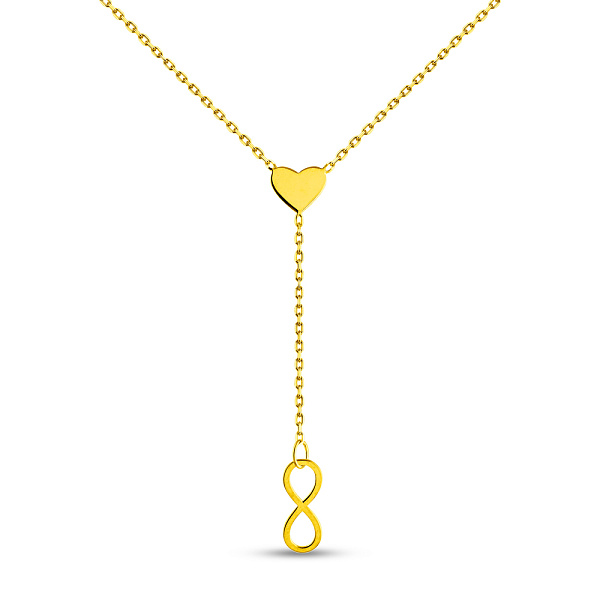 Кольє-краватка з жовтого золота (арт. 352487ж) – зображення 1