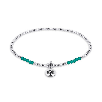 Браслет из серебра с эмалью (арт. 7509/3942ез)